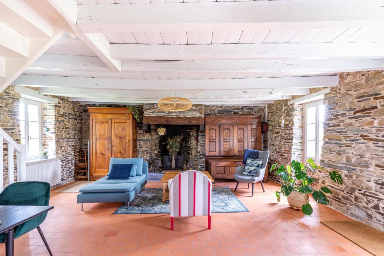 La Villauvert - Cottage Saint-Martin-sur-Oust ภายนอก รูปภาพ